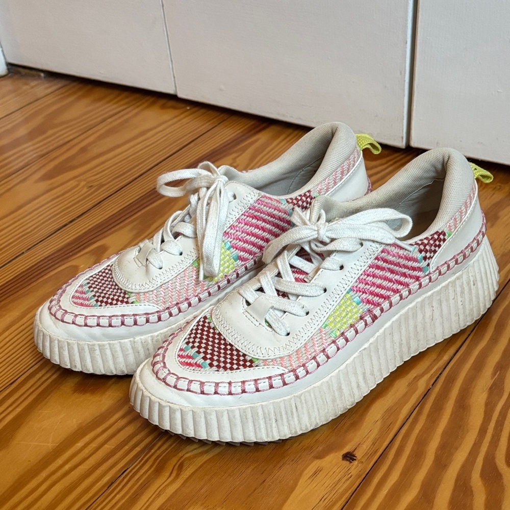 Dolce Vita Women's Sneakers in Pink and Cream